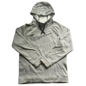 Nike Gray Dri Fit Hoodie Sweater Mens Small